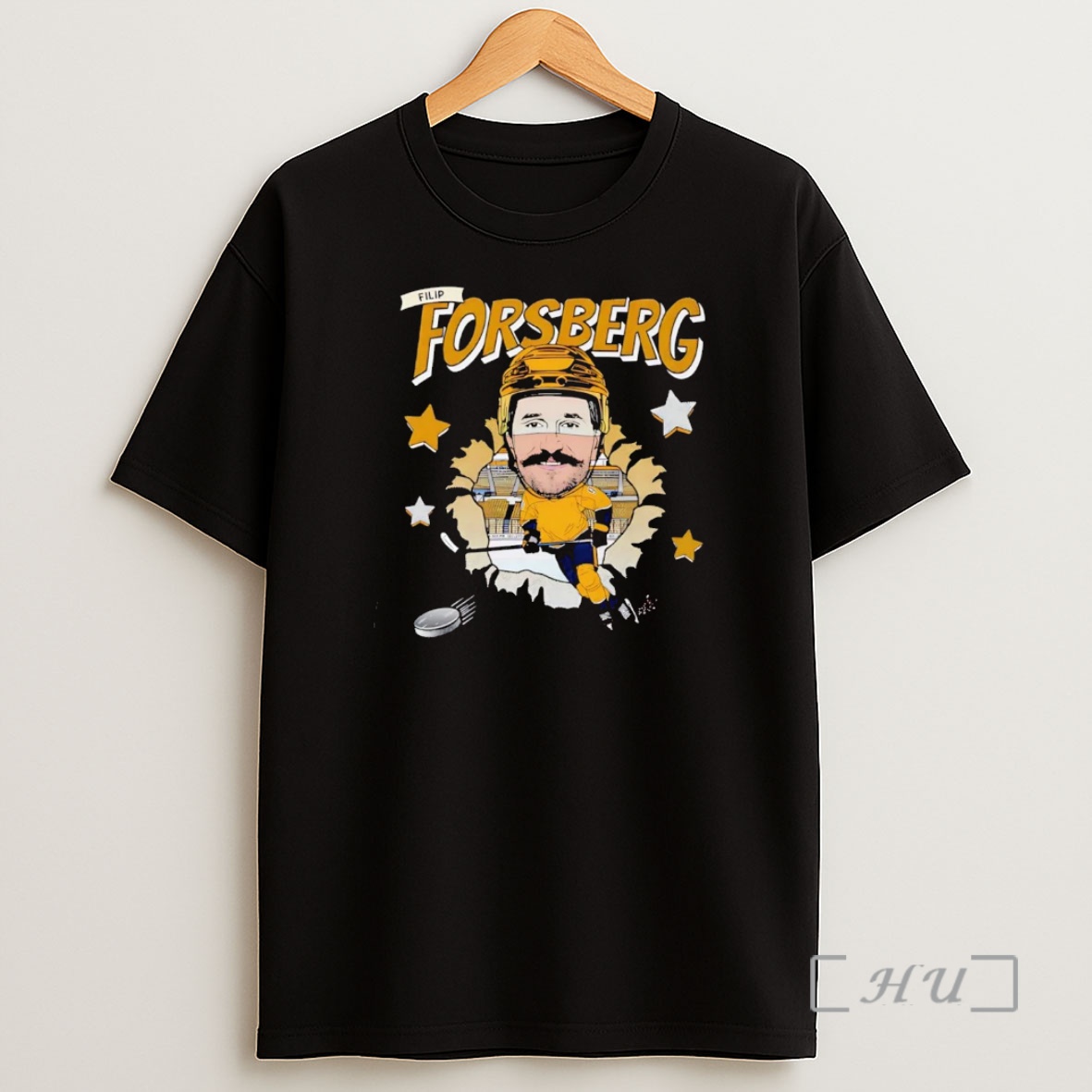 Officials Filip Forsberg Caricature Nashville Predators Premium Shirt Sweatshirt Tee