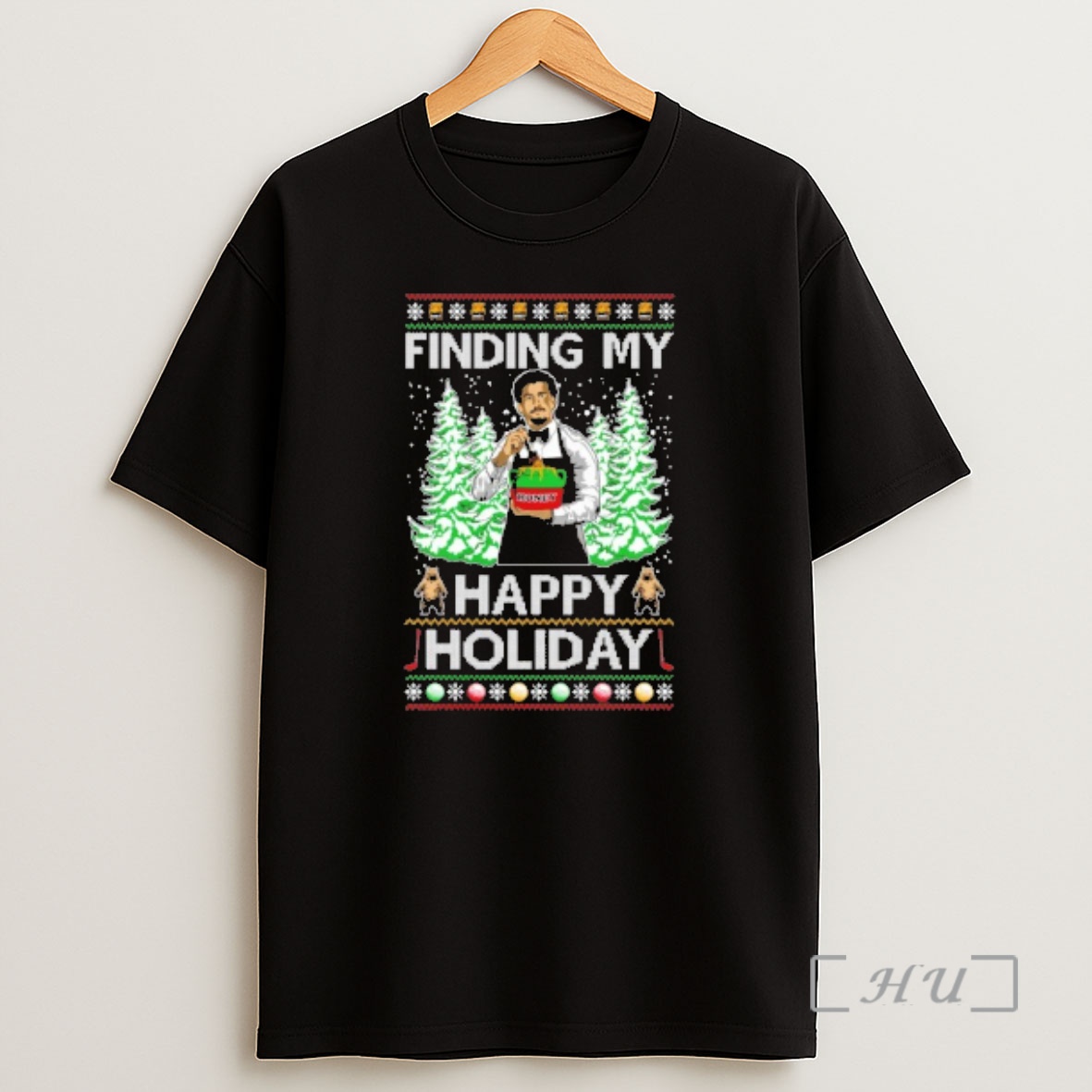 Officials Finding My Happy Holiday Ugly Christmas Sweat Premium Shirt Sweatshirt Tee