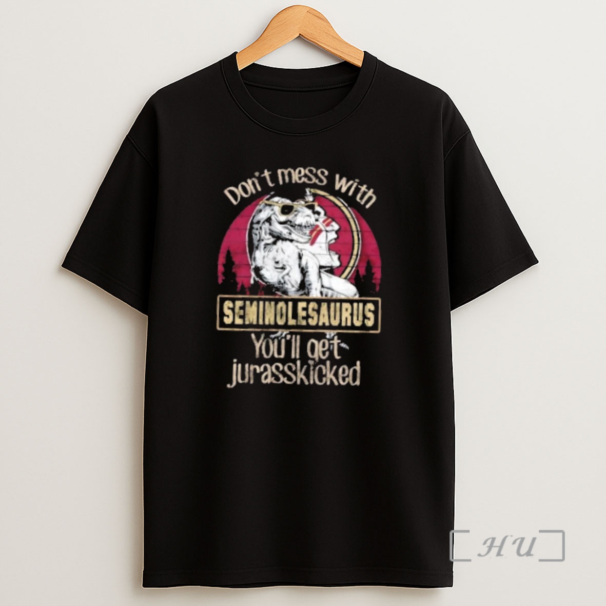 Officials Florida State Seminoles Dont Mess With Seminolesaurus Youll Get Jurasskicked Premium Shirt Sweatshirt Tee