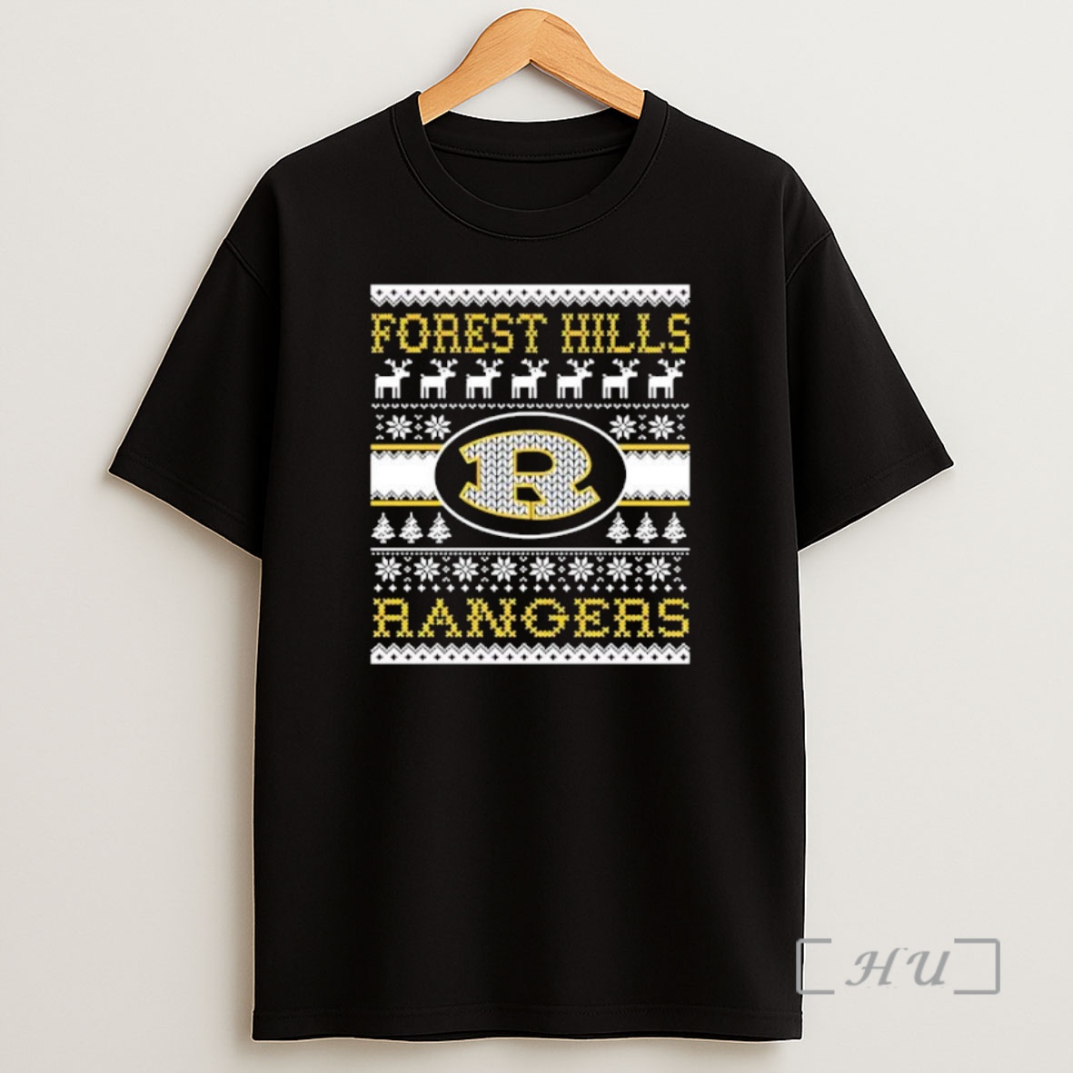 Officials Forest Hills Spirit Club Rangers Ugly Christmas Premium Shirt Sweatshirt Tee