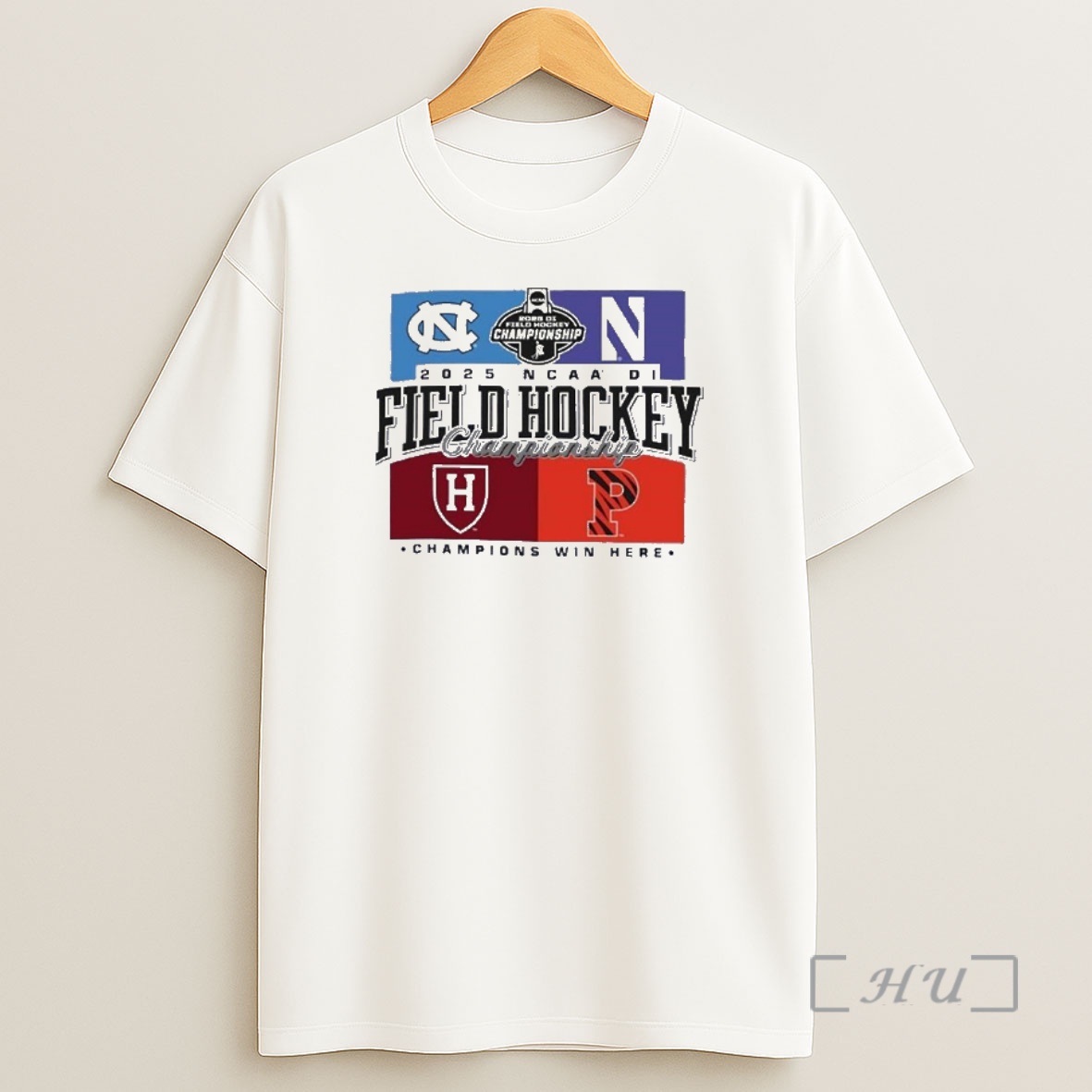 Officials Four Teams 2025 Ncaa Division I Field Hockey Championship Premium Shirt Sweatshirt Tee