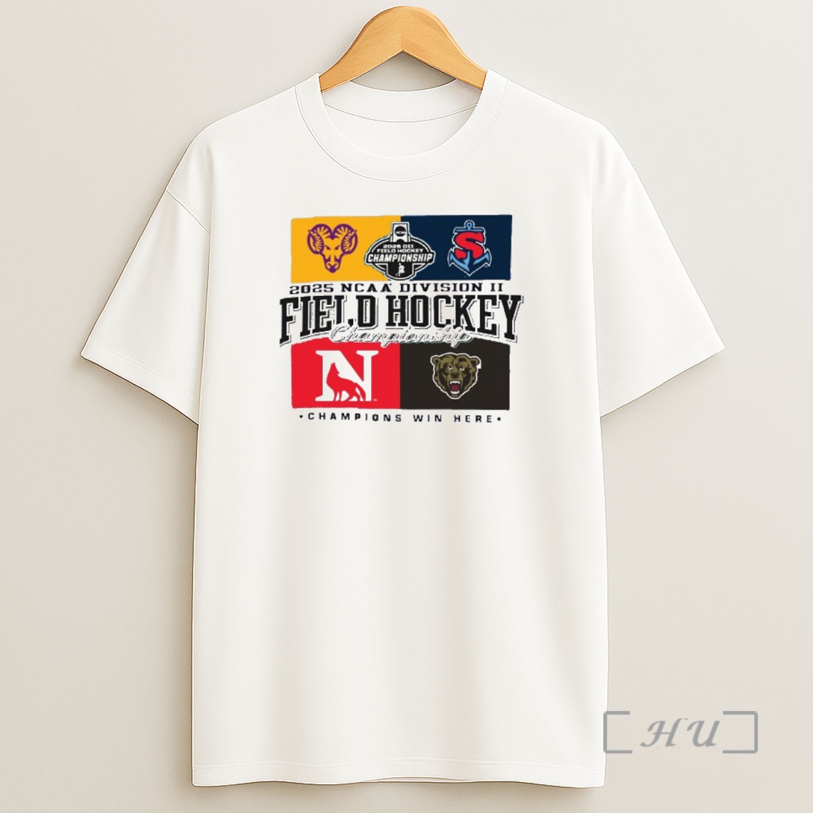 Officials Four Teams 2025 Ncaa Division Ii Field Hockey Championship Premium Shirt Sweatshirt Tee