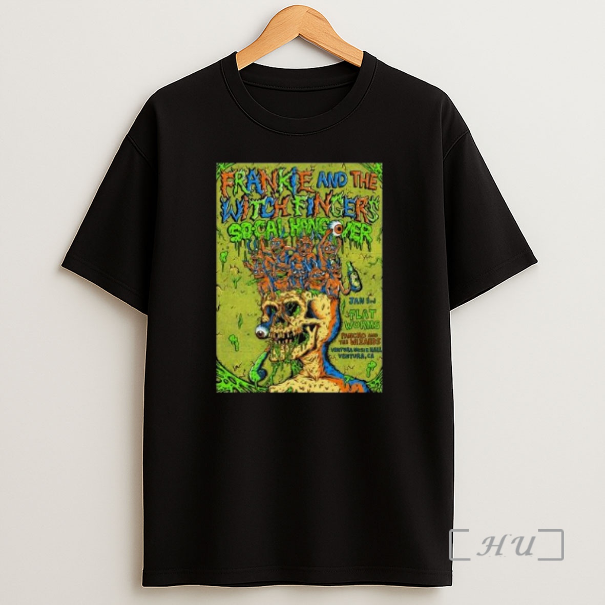 Officials Frankie And The Witch Finger Jan 3 2026 Ventura Music Hall Reserved In Ventura Ca Circle Black Premium Shirt Sweatshirt Tee