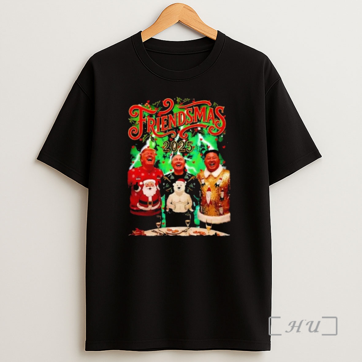 Officials Friendsmas 2025 Trump Politicians Premium Shirt Sweatshirt Tee