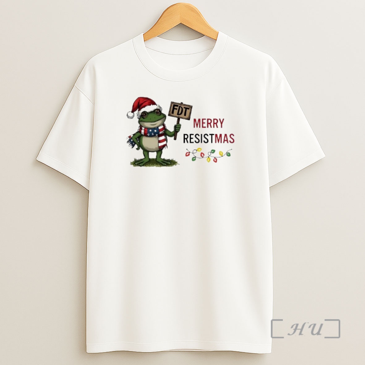 Officials Frog American Santa Hat Merry Resistmas Fdt Premium Shirt Sweatshirt Tee