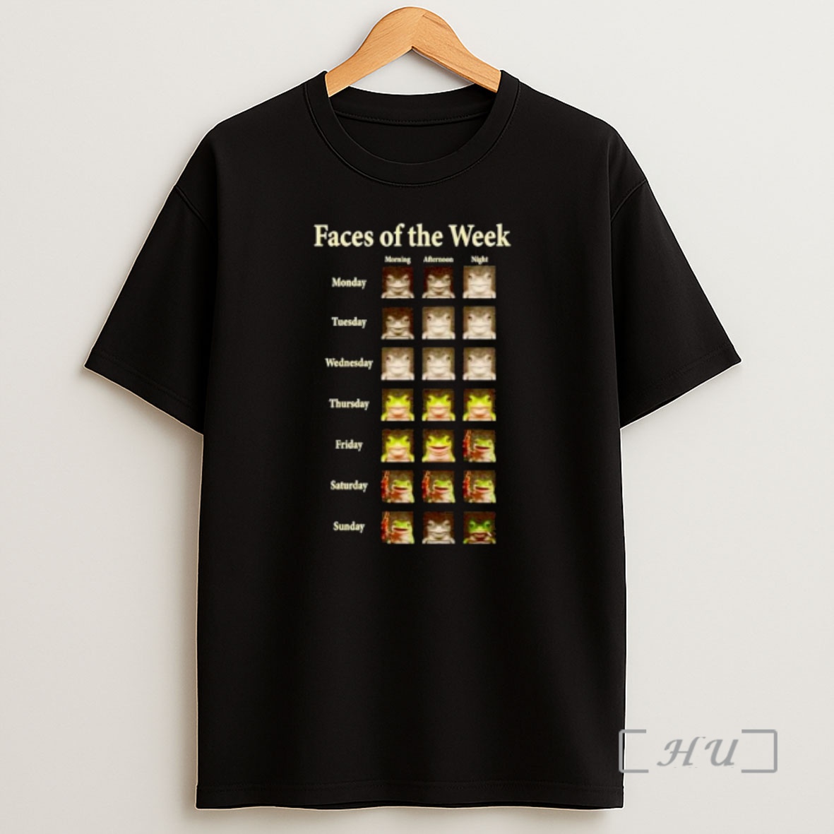 Officials Frog Faces Of The Week Ornaments Premium Shirt Sweatshirt Tee