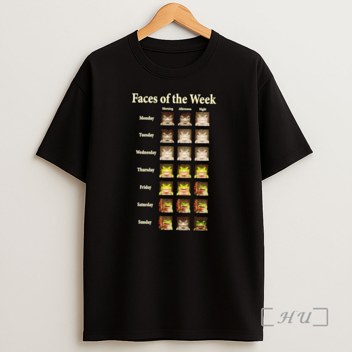 Officials Frog Faces Of The Week Premium Shirt Sweatshirt Tee