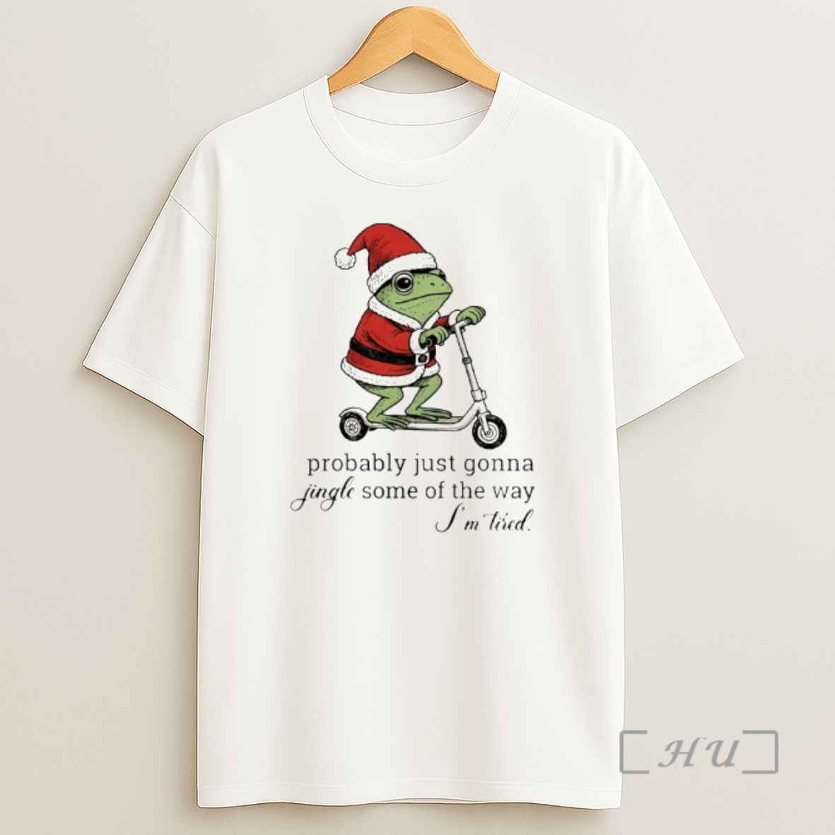 Officials Frog Probably Just Gonna Jingle Some Of The Way Im Tired Christmas Premium Shirt Sweatshirt Tee