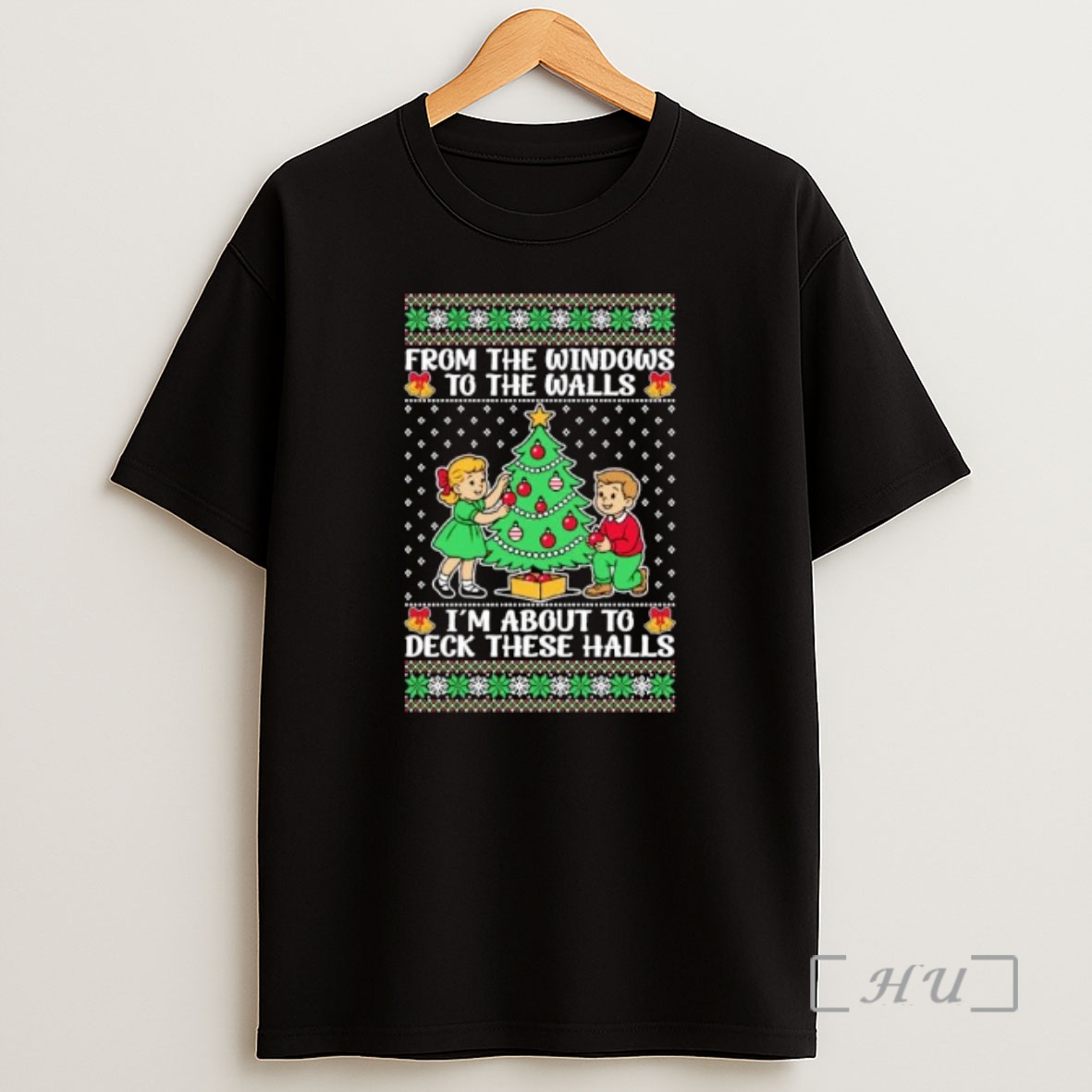 Officials From The Windows To The Walls Im About To Deck These Halls Ugly Christmas Ornaments Premium Shirt Sweatshirt Tee