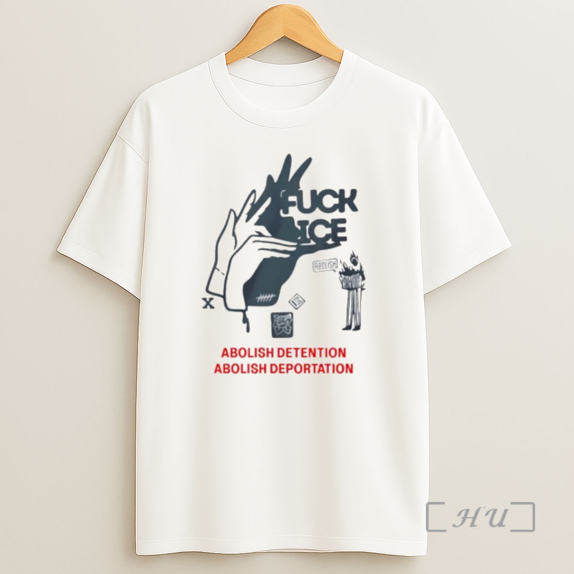 Officials Fuck Ice Abolish Detention Abolish Deportation Ornaments Premium Shirt Sweatshirt Tee