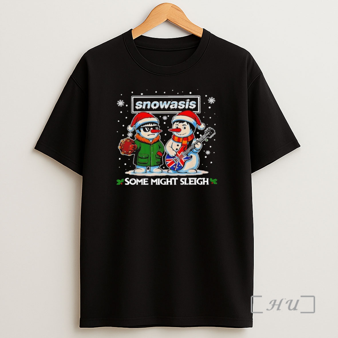 Officials Funny Snowasis Some Might Sleigh Oasis Parody Christmas Rock Band Premium Shirt Sweatshirt Tee