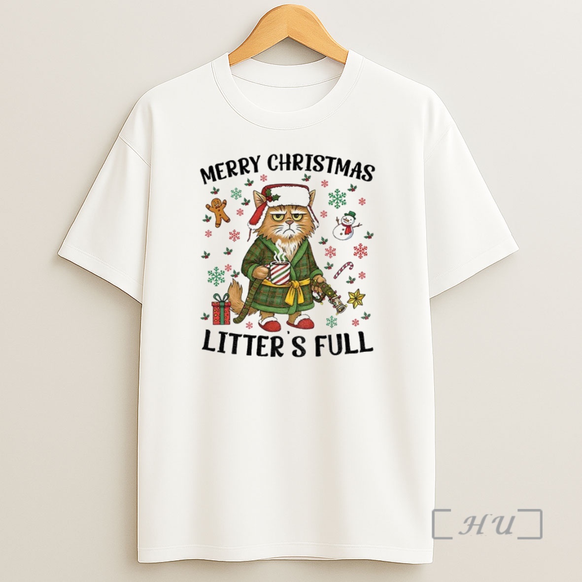 Officials Funny Cat Litters Full Merry Christmas 2025 Premium Shirt Sweatshirt Tee