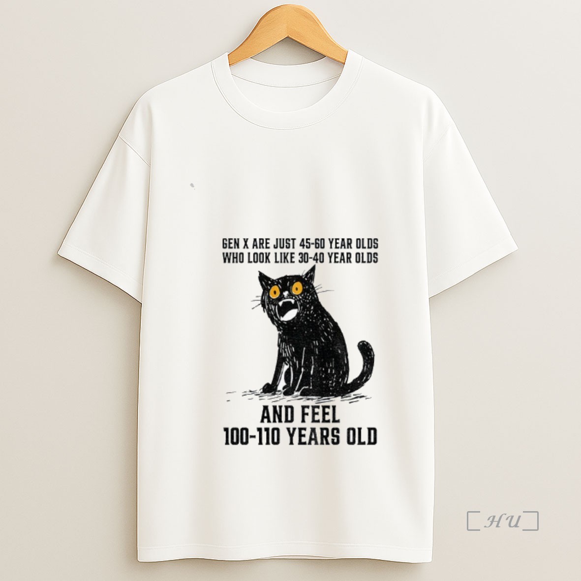 Officials Funny Cat Gen X Are Just 45 60 Year Olds Who Look Like 30 40 Year Olds And Feel 100 110 Years Old Premium Shirt Sweatshirt Tee