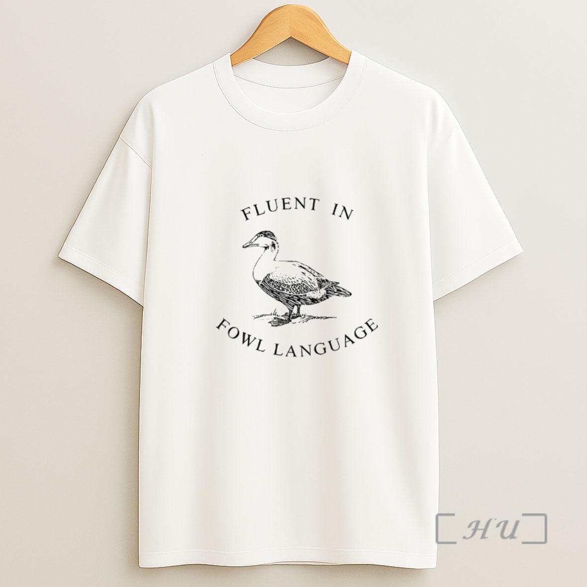Officials Funny Duck Fluent In Fowl Language Premium Shirt Sweatshirt Tee