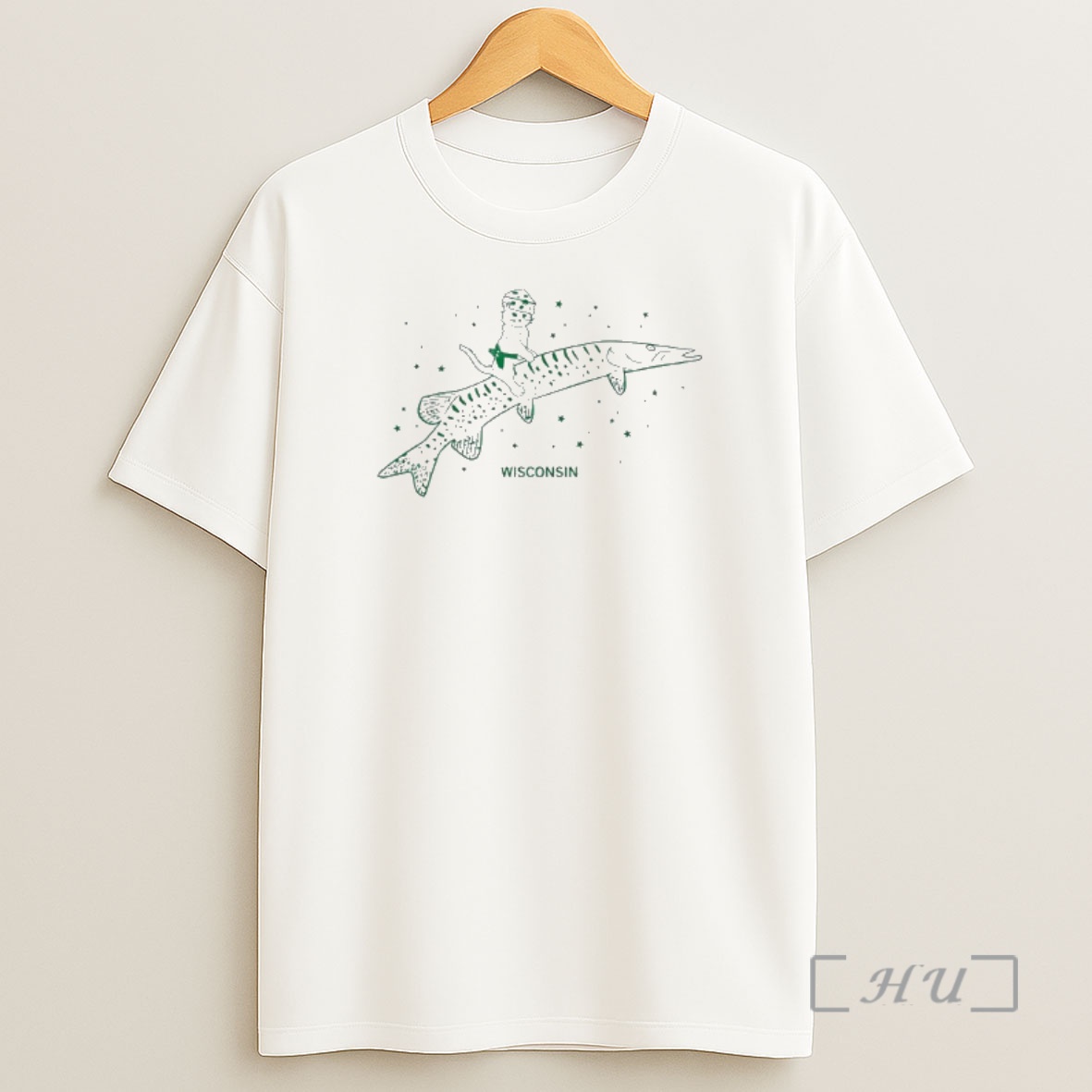 Officials Gary Cat Riding Musky Wisconsin Premium Shirt Sweatshirt Tee
