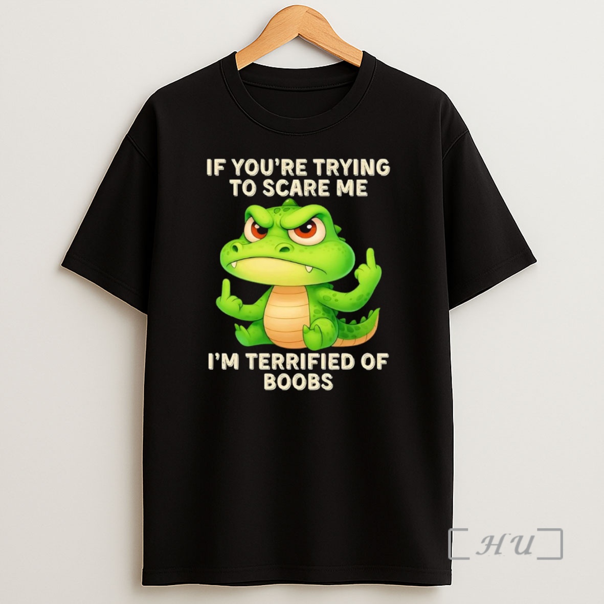 Officials Gator If Youre Trying To Scare Me Im Terrified Of Boobs Premium Shirt Sweatshirt Tee
