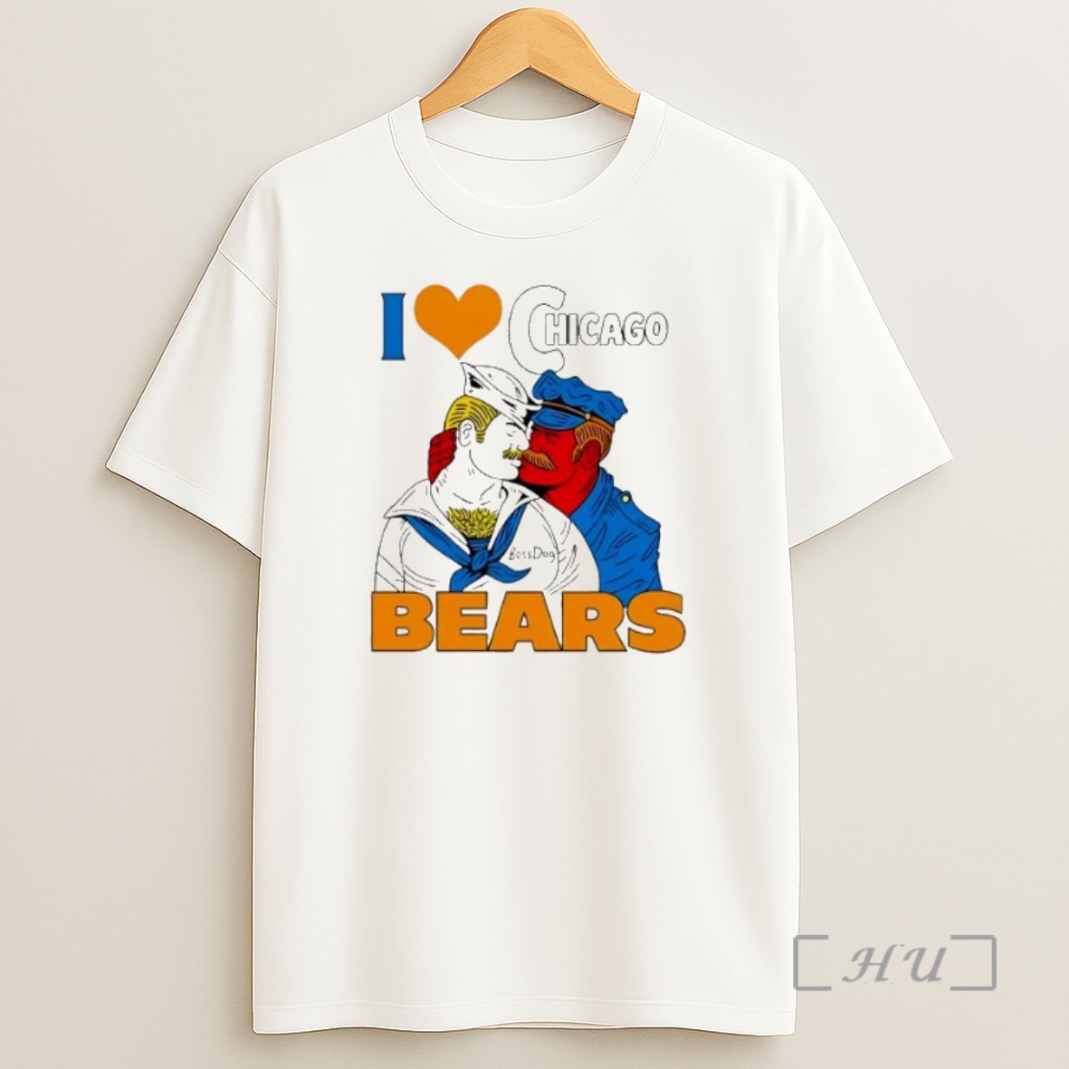 Officials Gay Love I Love Chicago Bears Premium Shirt Sweatshirt Tee