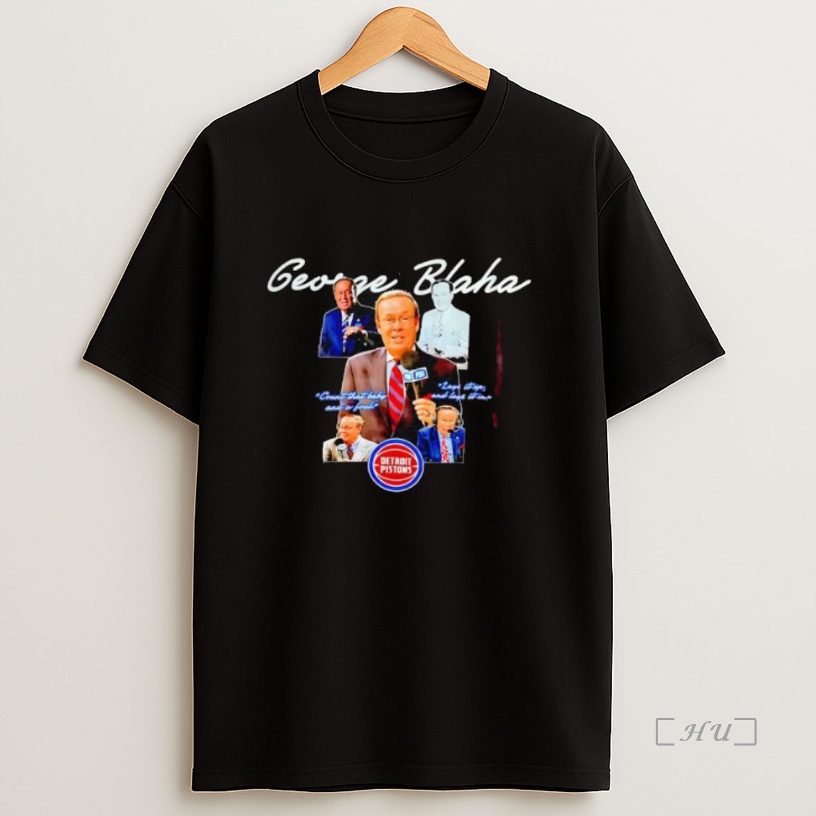 Officials George Blaha Detroit Pistons Graphic Premium Shirt Sweatshirt Tee