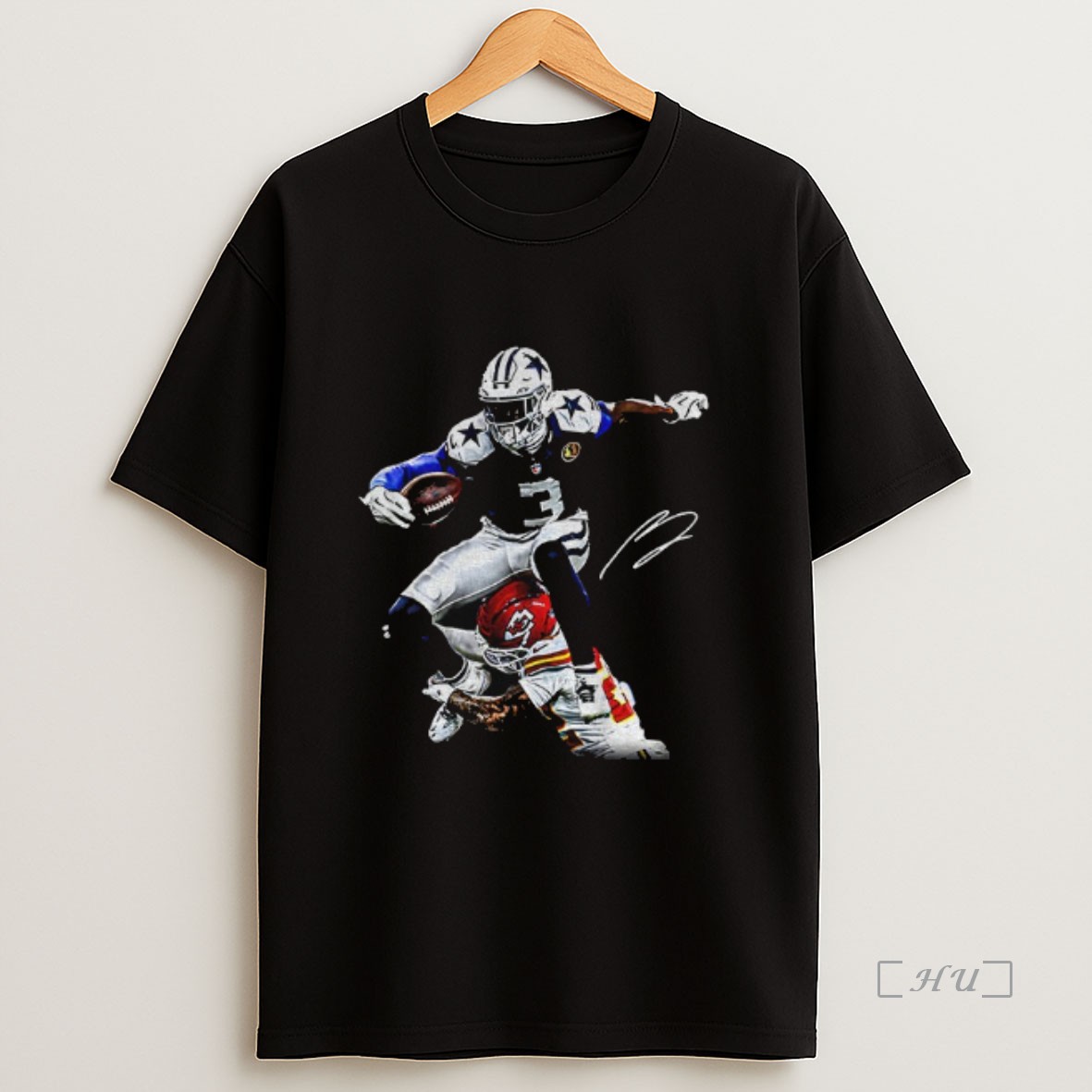Officials George Pickens Dallas Cowboys Nfl Jump Over Head Kc Chiefs Signature Premium Shirt Sweatshirt Tee