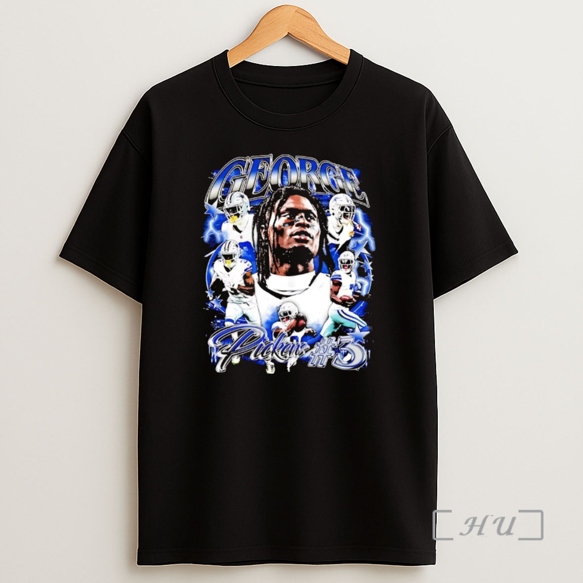 Officials George Pickens Big Face Picture Collage Dallas Cowboys Premium Shirt Sweatshirt Tee