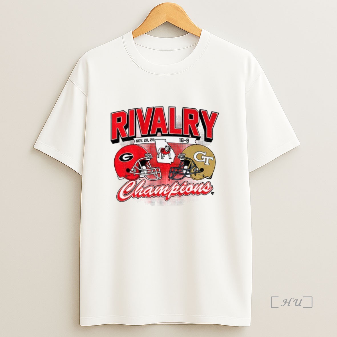 Officials Georgia Bulldogs Vs Georgia Tech Yellow Jackets Rivalry Winner 2025 Champions Premium Shirt Sweatshirt Tee