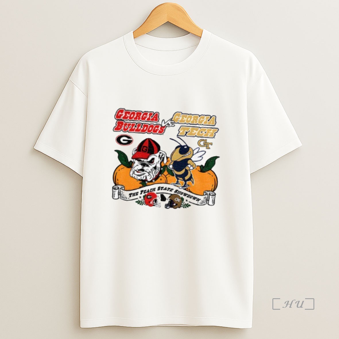 Officials Georgia Bulldogs Vs Georgia Tech The Peach State Showdown Premium Shirt Sweatshirt Tee