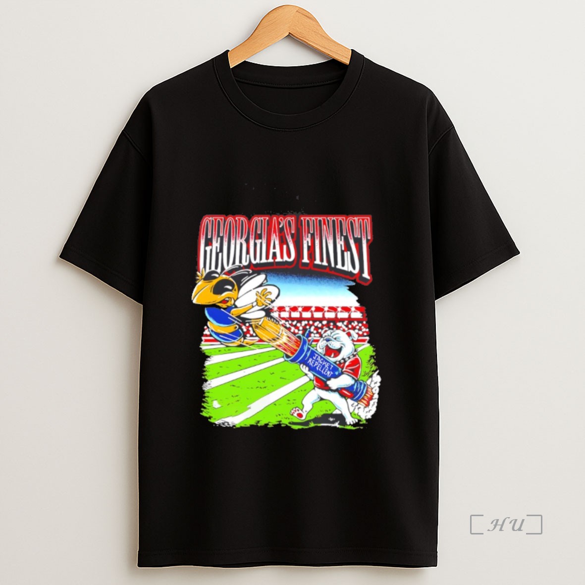 Officials Georgia Bulldogs Vs Yellow Jackets Georgias Finest Dawg Jacket Repellent Mascot Premium Shirt Sweatshirt Tee