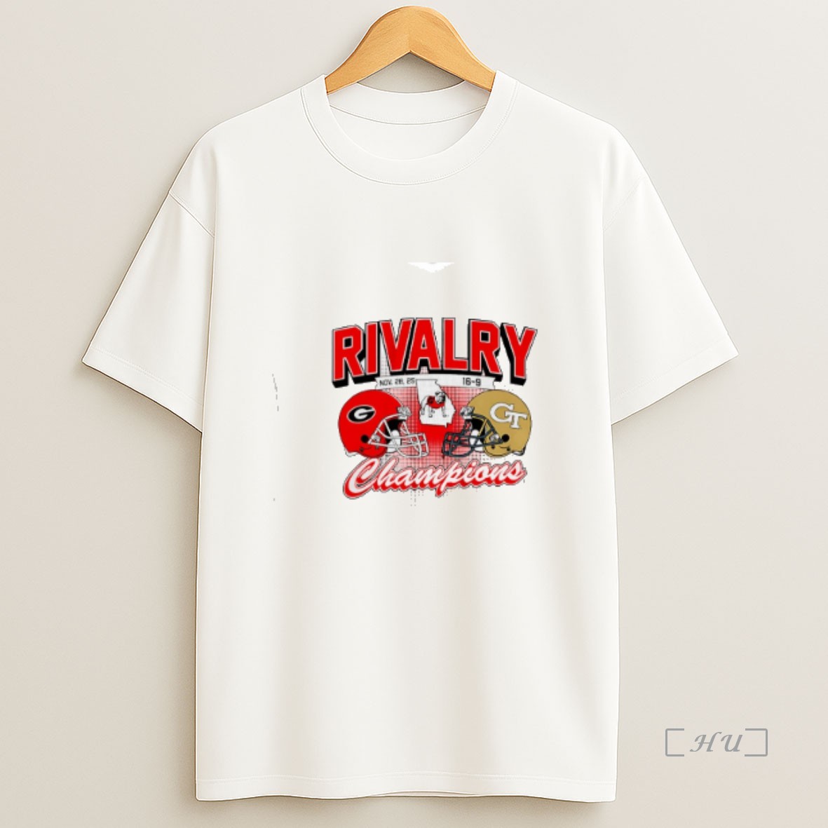 Officials Georgia Bulldogs Vs Yellow Jackets Rivalry Winner 2025 Helmets Premium Shirt Sweatshirt Tee