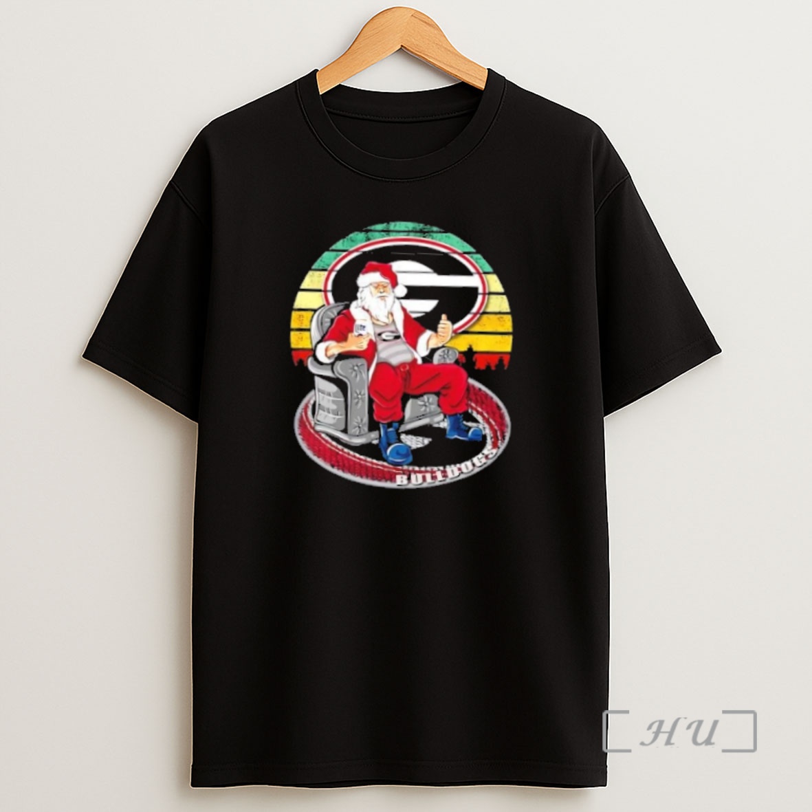 Officials Georgia Bulldogs X Santa Claus Christmas Vintage Premium Shirt Sweatshirt Tee