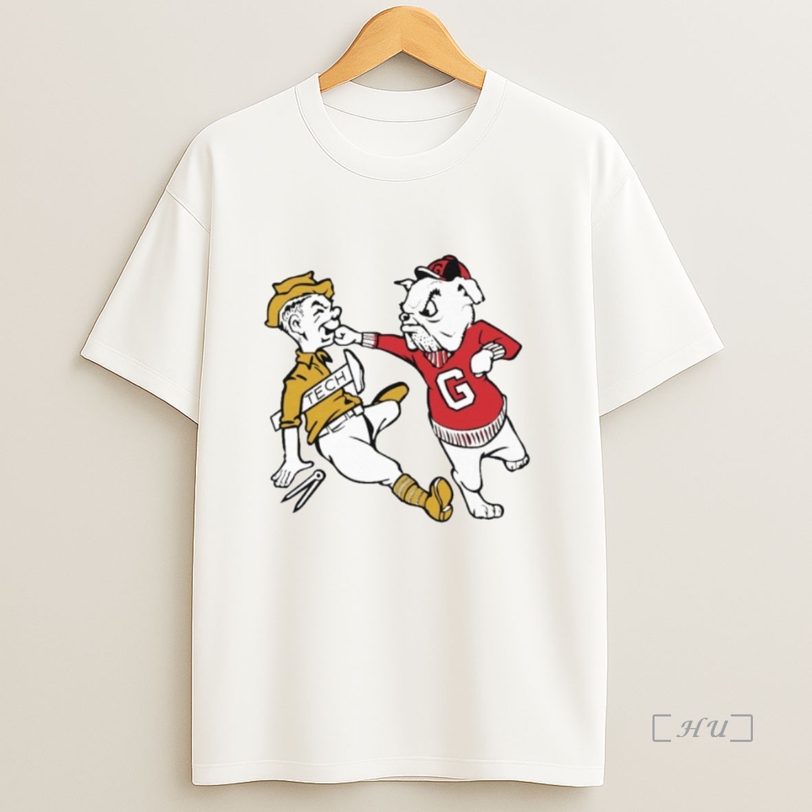 Officials Georgia Tech Vs Georgia Rivalry Mascot Beat Yellow Jackets Premium Shirt Sweatshirt Tee