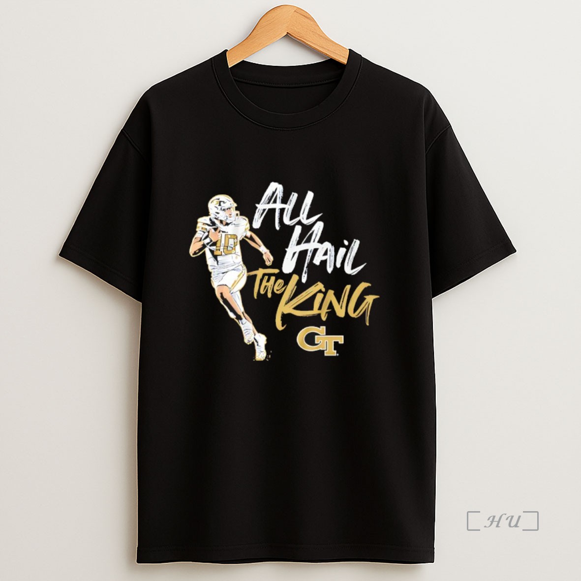 Officials Georgia Tech Yellow Jackets Football All Hail Haynes King Premium Shirt Sweatshirt Tee
