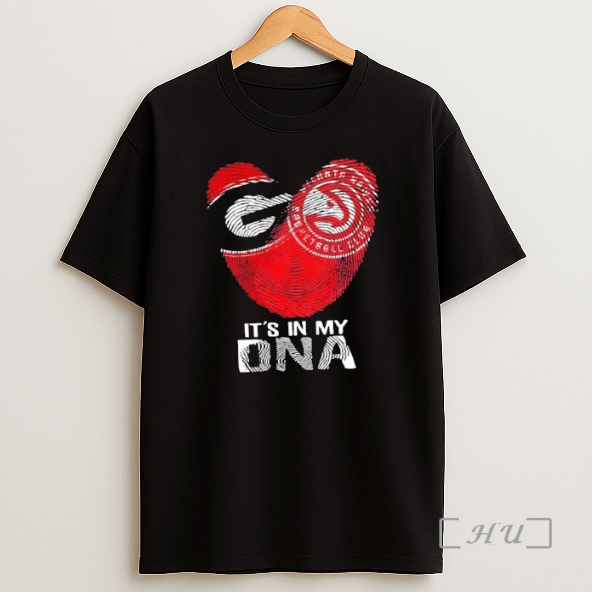 Officials Georgia City Sports Bulldogs X Atlanta Hawks Its In My Dna Fingerprint Heart Premium Shirt Sweatshirt Tee