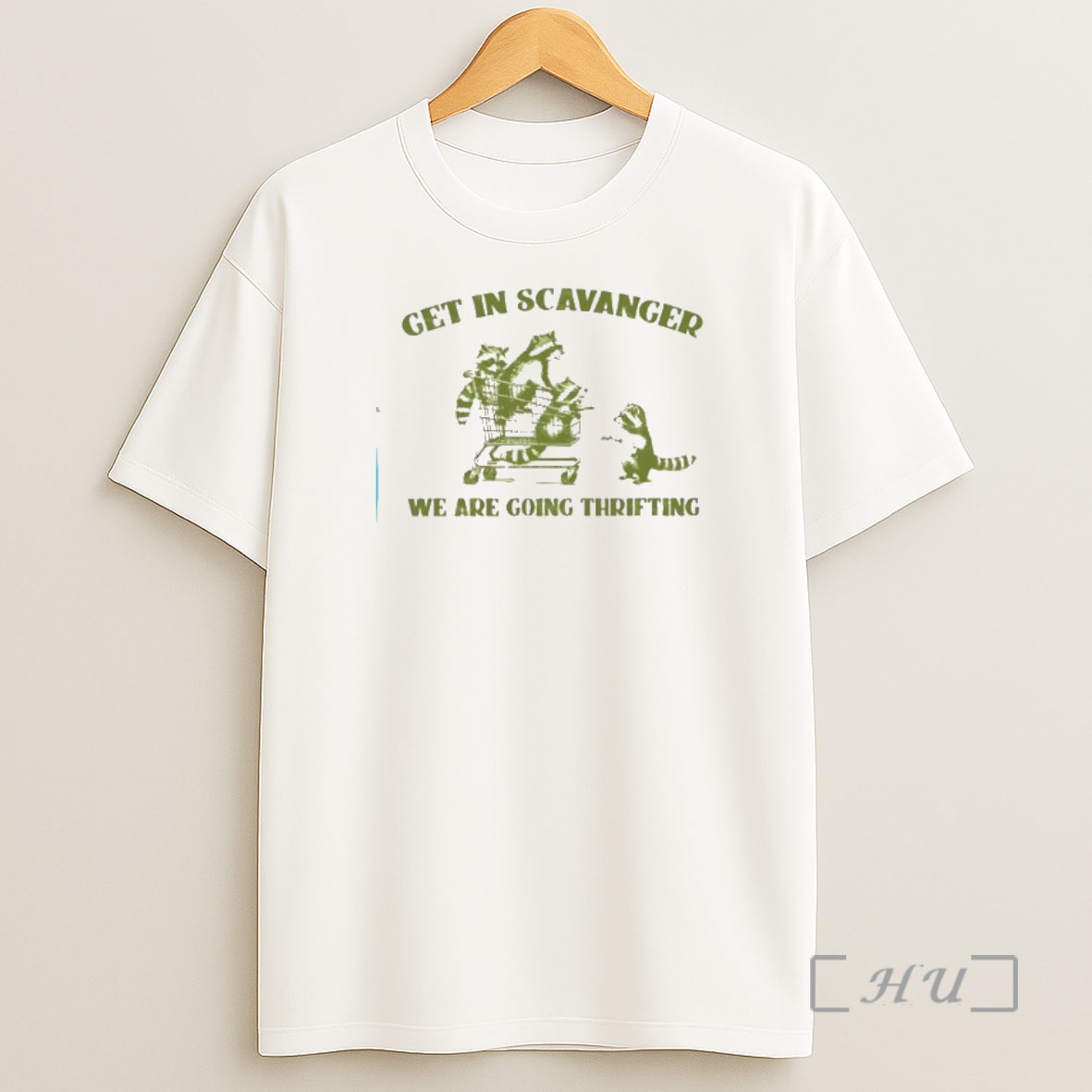 Officials Get In Scavenger Were Going Thrifting Raccoons Premium Shirt Sweatshirt Tee