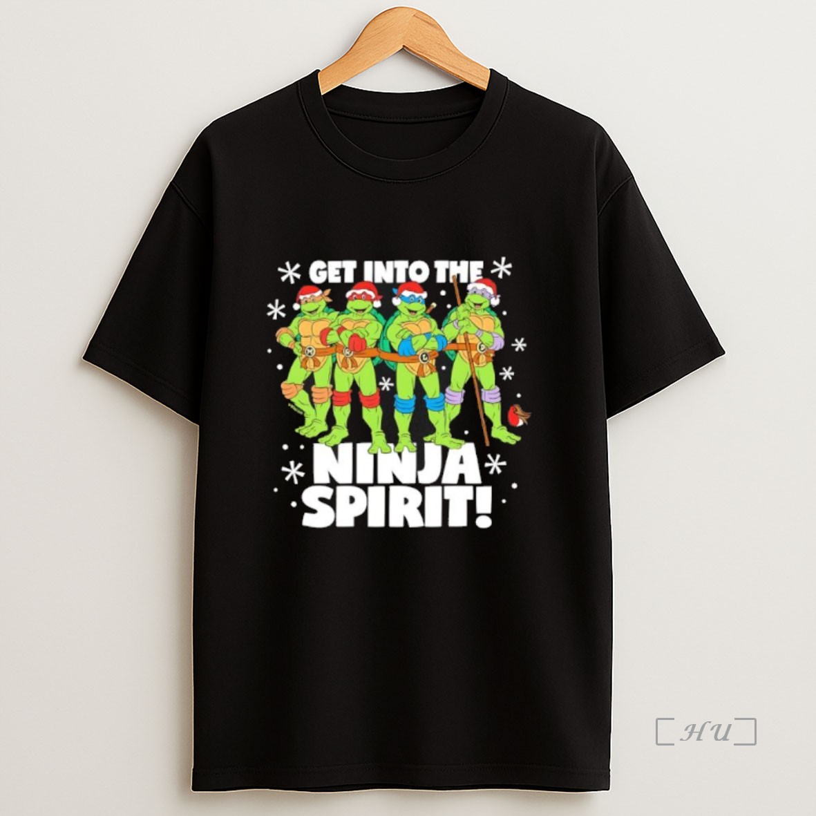 Officials Get Into The Ninja Spirit Mutant Ninja Turtles The Grinch Black Premium Shirt Sweatshirt Tee