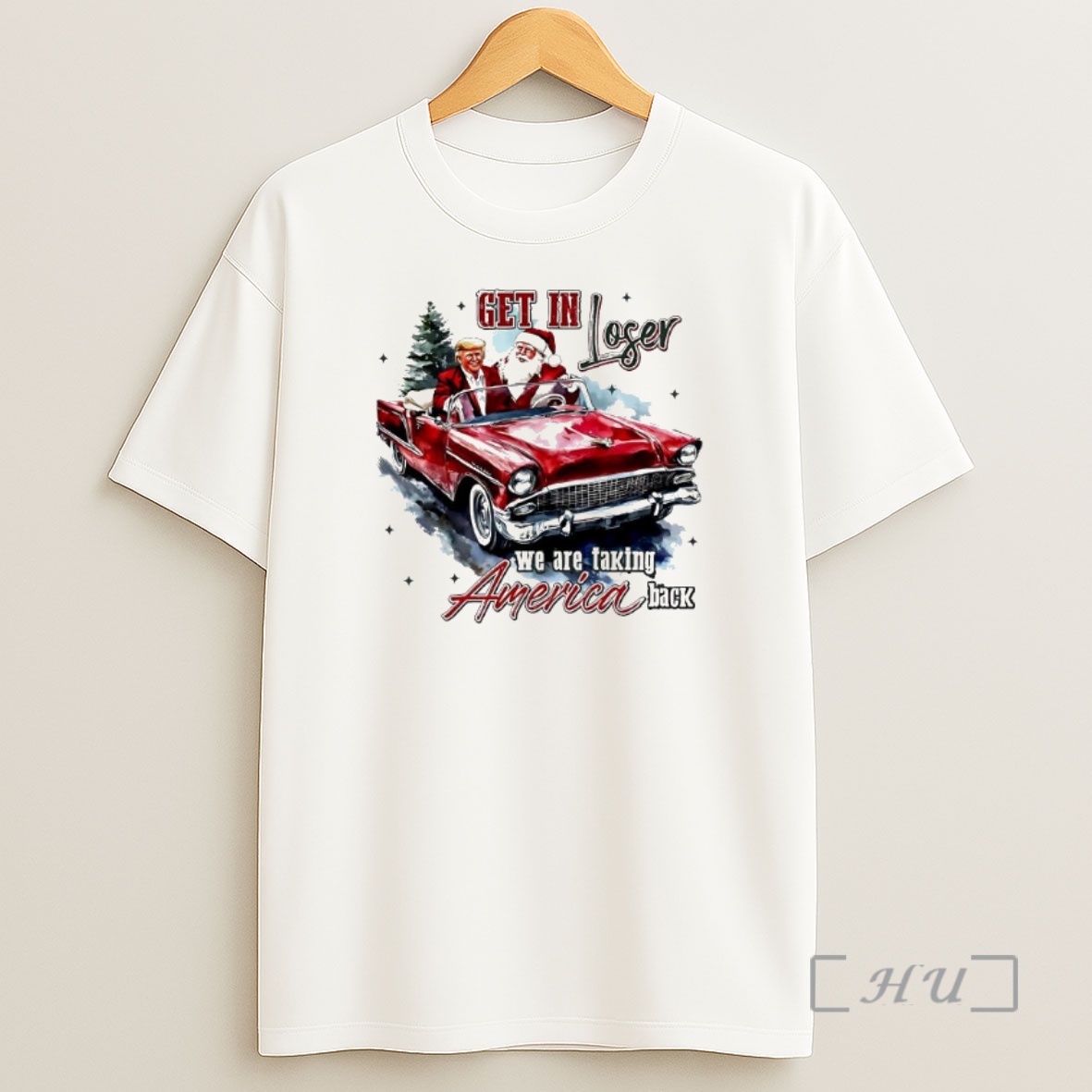Officials Get In Loser We Are Taking America Back Trump Santa Premium Shirt Sweatshirt Tee