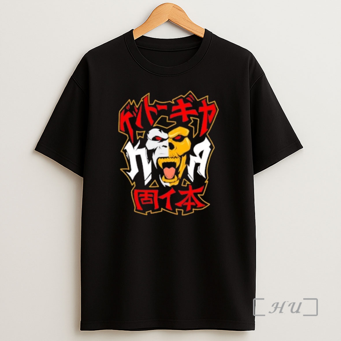 Officials Ghetto Gear Solid Gorilla Skull Japanese Premium Shirt Sweatshirt Tee