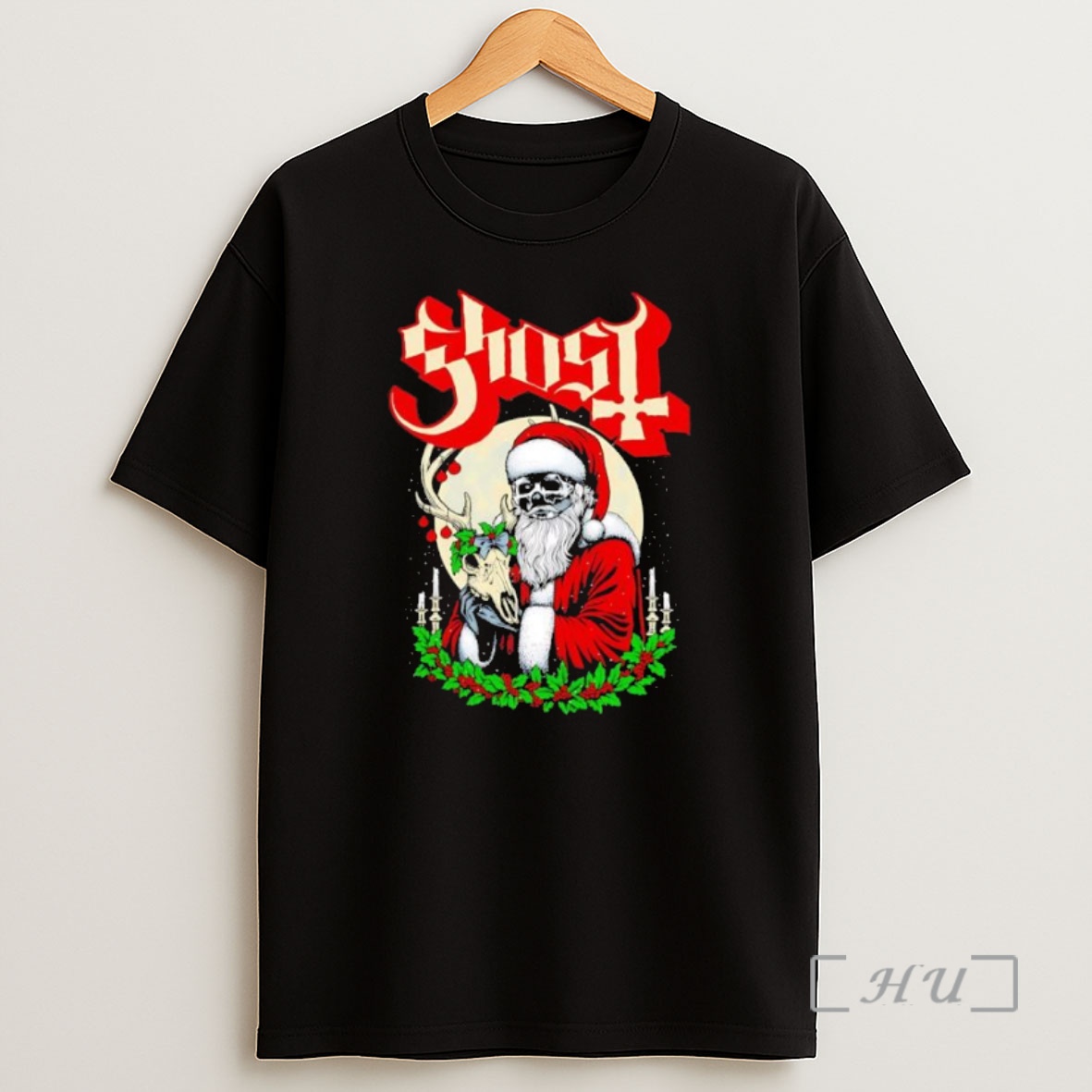 Officials Ghost Father Christmas Santa Skeleton Graphic Premium Shirt Sweatshirt Tee