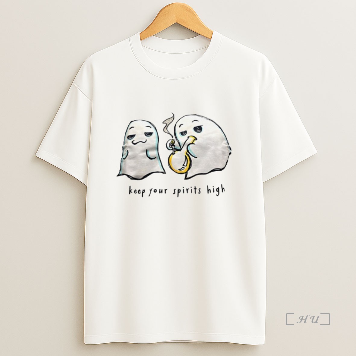 Officials Ghosts Smoking Keep Your Spirits High Premium Shirt Sweatshirt Tee