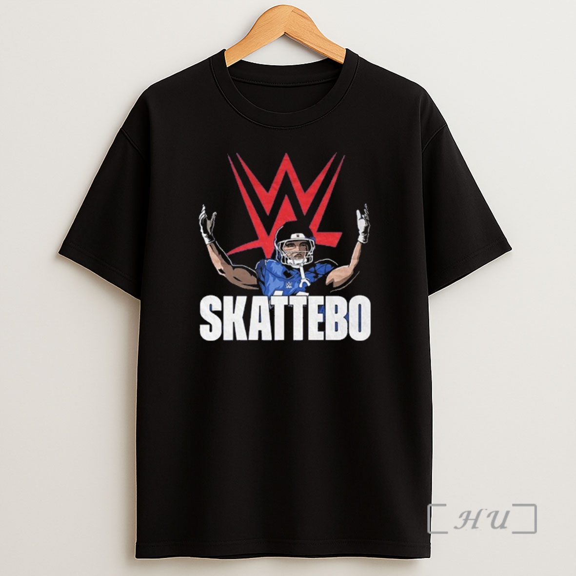 Officials Giants Cam Skattebo X Wwe Big Logo Premium Shirt Sweatshirt Tee