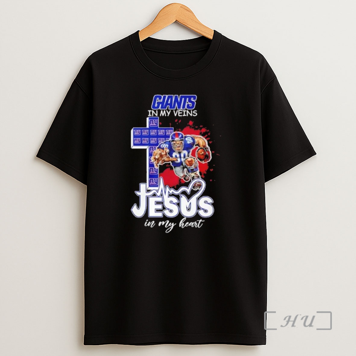 Officials Giants In My Veins Jesus In My Heart Premium Shirt Sweatshirt Tee