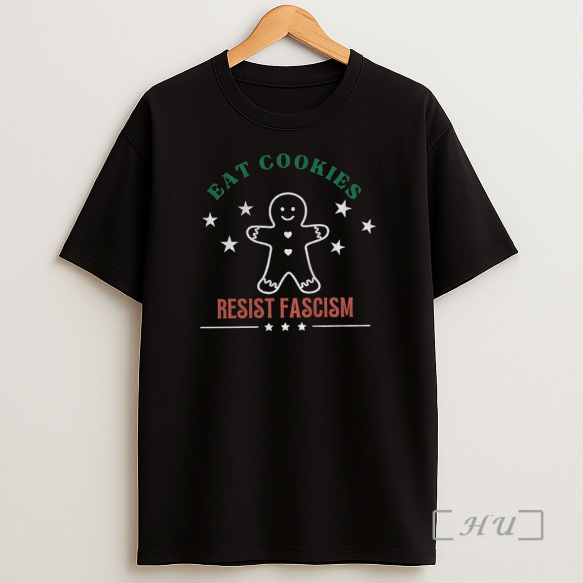 Officials Gingerbread Eat Cookies Resist Fascism Christmas Holiday Premium Shirt Sweatshirt Tee