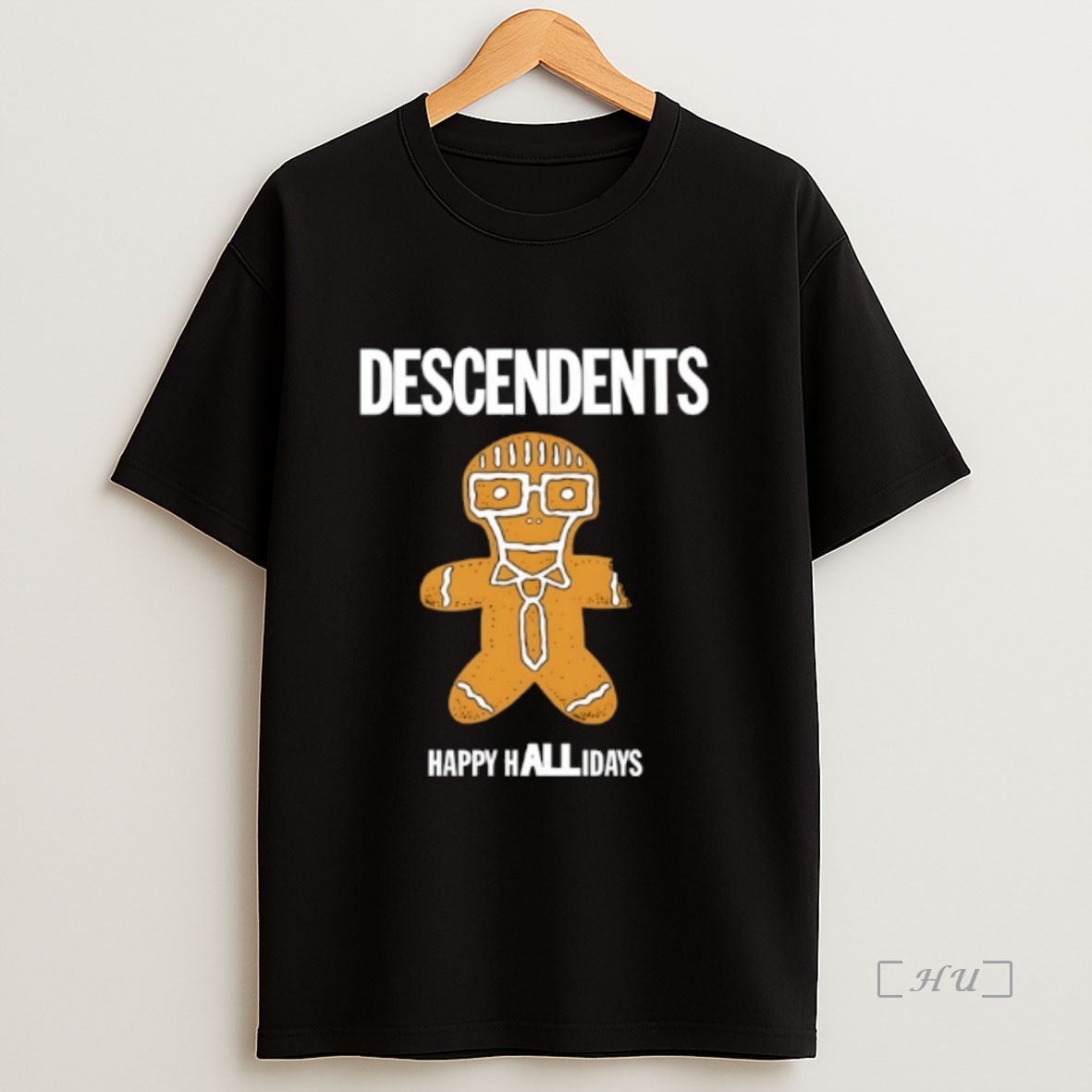 Officials Gingerbread Man Broken Arm Descendents Happy Hallidays Premium Shirt Sweatshirt Tee
