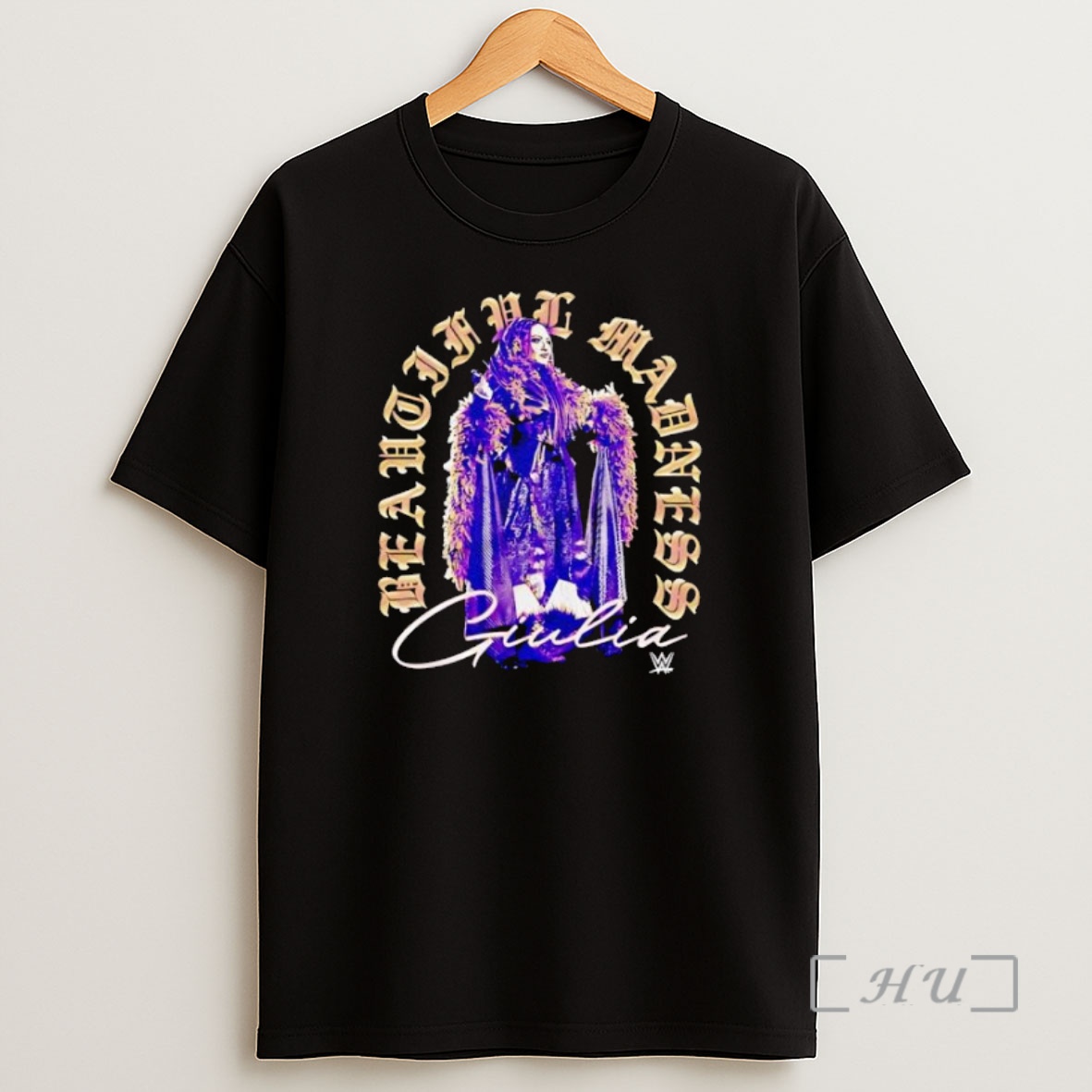 Officials Giulia Beautiful Madness Old English Wwe Retro Premium Shirt Sweatshirt Tee
