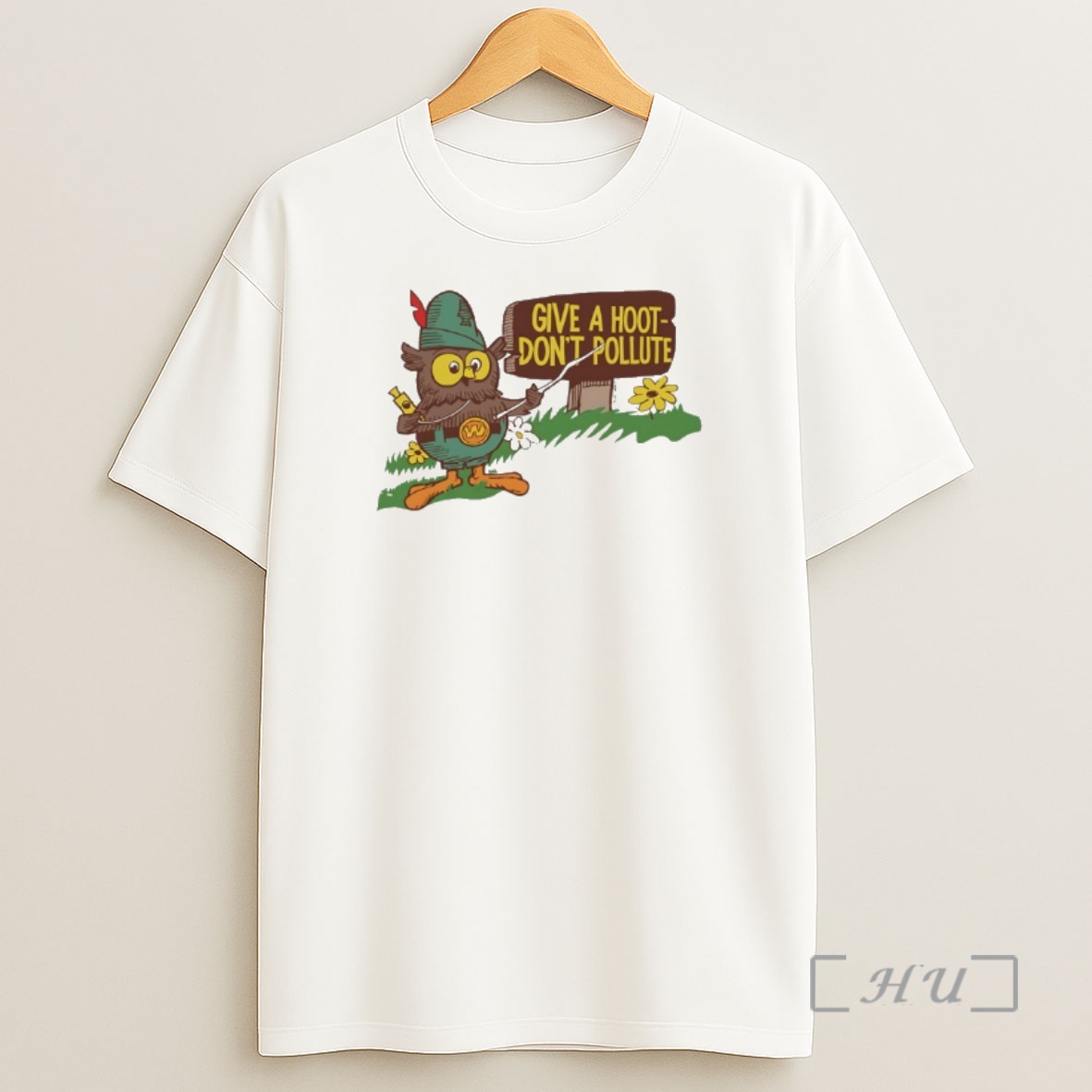 Officials Give A Hoot Dont Pollute Premium Shirt Sweatshirt Tee