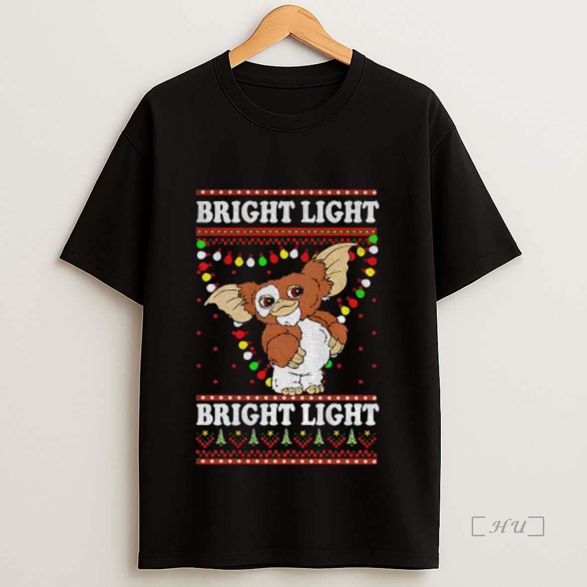 Officials Gizmo Gremlins Bright Light Christmas Premium Shirt Sweatshirt Tee