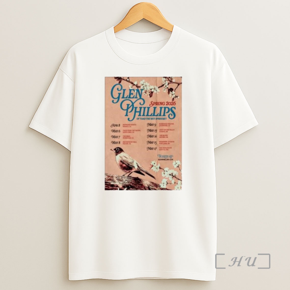 Officials Glen Phillips Of Toad The Wet Sprocket Spring 26 Tour Premium Shirt Sweatshirt Tee