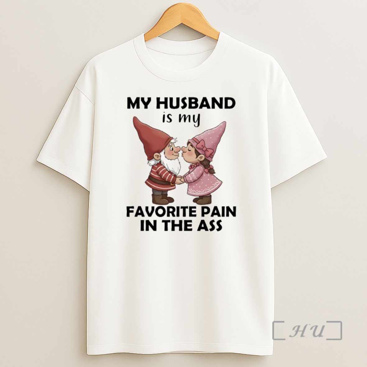 Officials Gnome Christmas My Husband Is My Favorite Pain In The Ass Premium Shirt Sweatshirt Tee