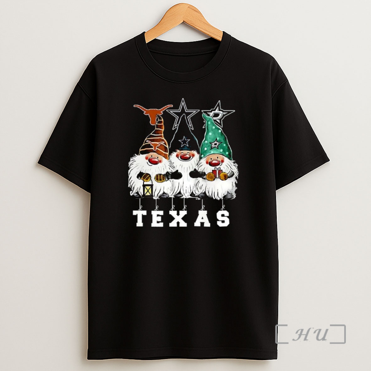 Officials Gnome Texas Seahawks Dallas Cowboys Dallas Stars Christmas Premium Shirt Sweatshirt Tee