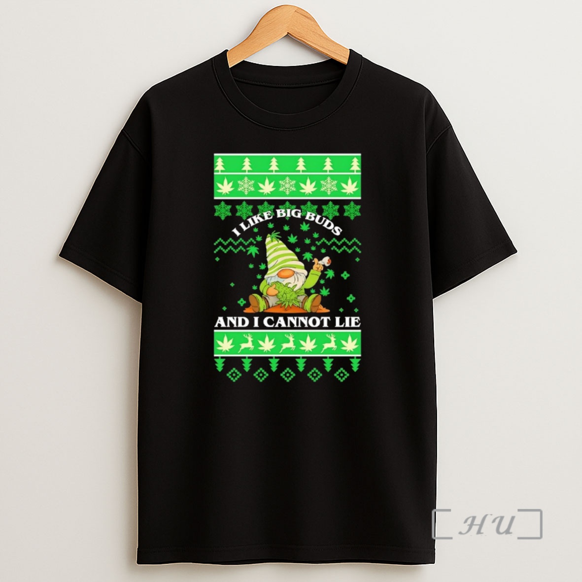 Officials Gnome Cannabis I Like Big Buds And I Cannot Lie Christmas Premium Shirt Sweatshirt Tee