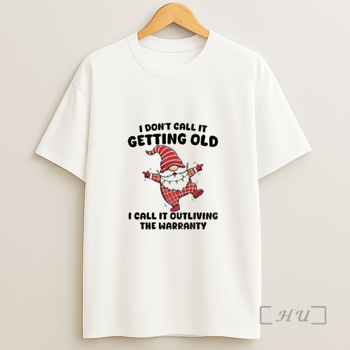 Officials Gnome Dancing I Dont Call It Getting Old I Call It Outliving The Warranty Christmas Premium Shirt Sweatshirt Tee